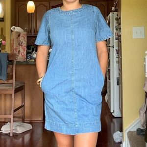 J. Crew denim dress